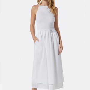 Joie Lory Smocked Midi Dress